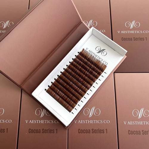 Coco Butter Brown Lash Trays | C Curl