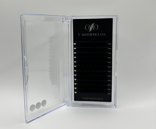Matte Black Lash Trays | CC CURL